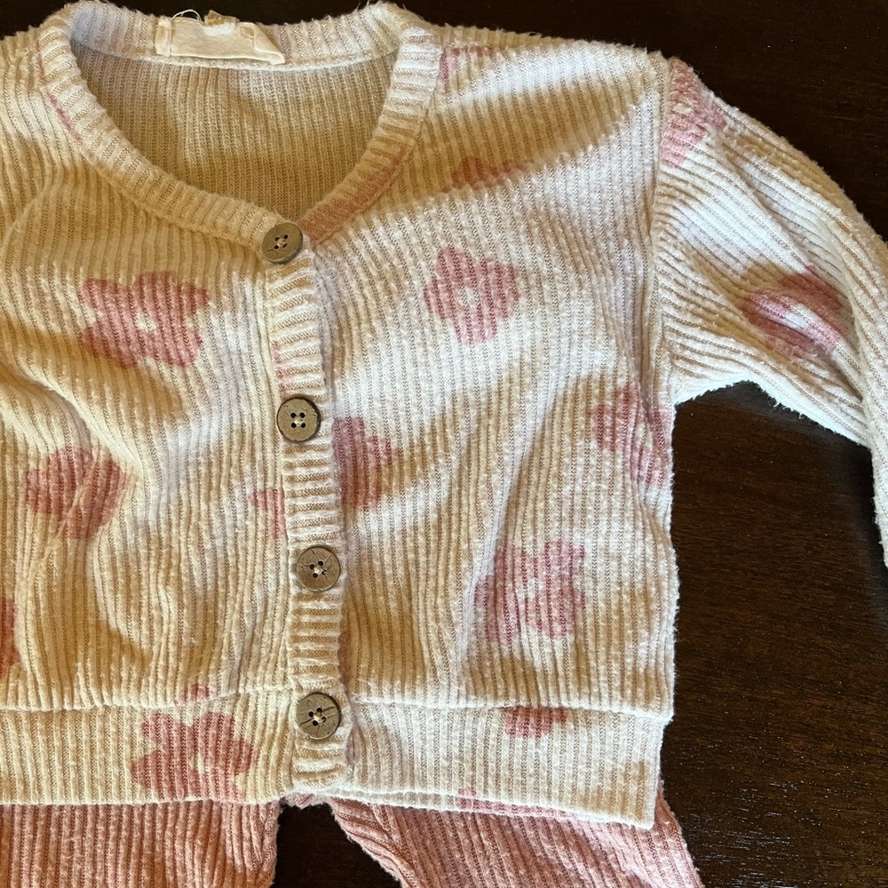 Toddler Jessica Simpson matching sweater and pant set